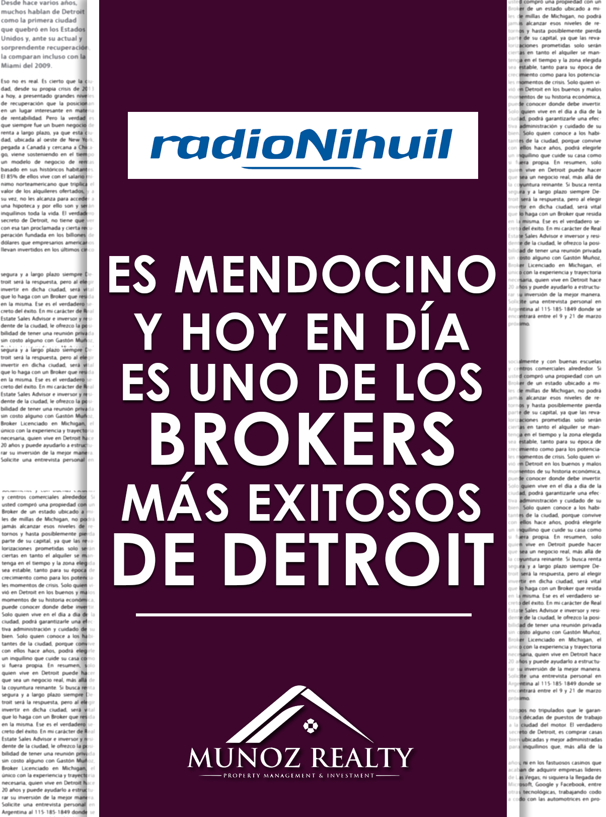 Invertir en Detroit con Munoz Realty